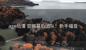 age动漫 官网幕后团队：新手福音