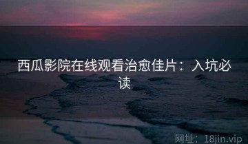 西瓜影院在线观看治愈佳片：入坑必读