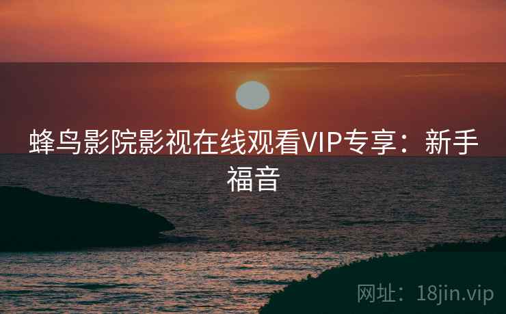 蜂鸟影院影视在线观看VIP专享：新手福音