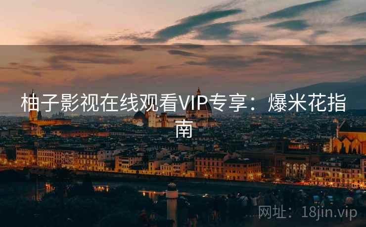 柚子影视在线观看VIP专享:爆米花指南 柚子影视在线观看VIP专享:爆米花指南
